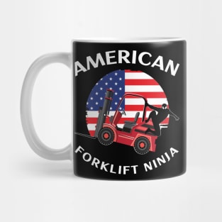 American Forklift Ninja RW Mug